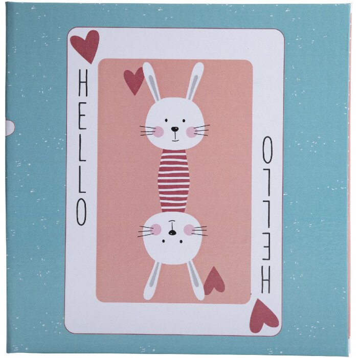 Exacompta 16115E Fotoalbum 25x25cm Rosa/Blau Fantasiespielkarte