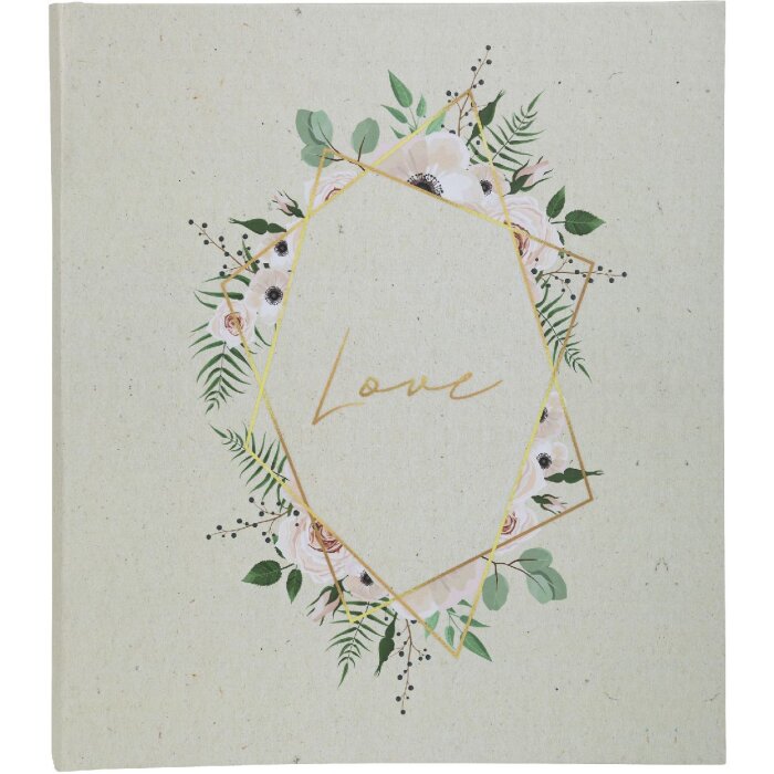 Exacompta Fotoalbum 60 Seiten weiß 29x32cm Landidylle Motiv