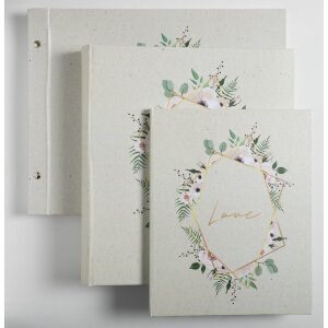 Exacompta Fotoalbum 60 Seiten weiß 29x32cm Landidylle Motiv