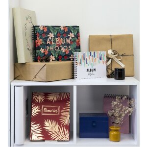 Exacompta Fotoalbum 60 Seiten weiß 29x32cm Landidylle Motiv