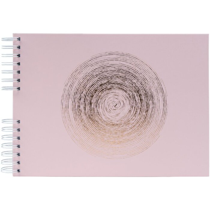 Exacompta 16166E Spiralalbum 50 Seiten Weiß 32x22 cm Ellipse Rosa