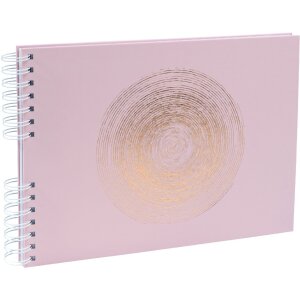 Exacompta 16166E Spiralalbum 50 Seiten Weiß 32x22 cm Ellipse Rosa