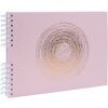 Exacompta 16166E Spiralalbum 50 Seiten Weiß 32x22 cm Ellipse Rosa