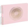 Exacompta 16166E Spiralalbum 50 Seiten Weiß 32x22 cm Ellipse Rosa