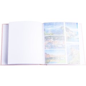 Exacompta 16177E Fotoalbum 60 weiße Seiten Skandi Nude 29x32 cm