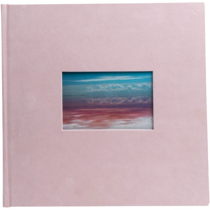 Exacompta 16357E Fotoalbum 30 weiße Seiten Skandi Nude