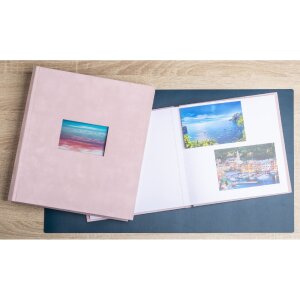 Exacompta 16357E Fotoalbum 30 weiße Seiten Skandi Nude