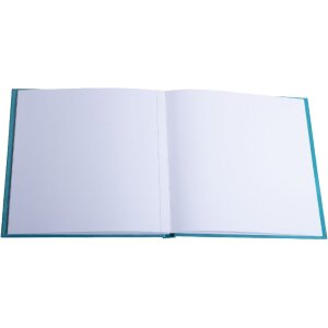 Exacompta 16358E Fotoalbum 30 weiße Seiten Skandi Türkis