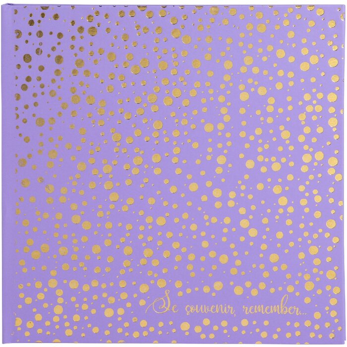 Exacompta 16393E Fotoalbum 30 Seiten weiß 25x25cm Plum Violett