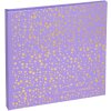 Exacompta 16393E Fotoalbum 30 Seiten weiß 25x25cm Plum Violett