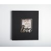 Exacompta 16506E Fotoalbum 60 Seiten schwarz 29x32cm - Love