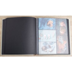 Exacompta 16524E Fotoalbum 60 schwarze Seiten Polaroid Serie Hellgrün