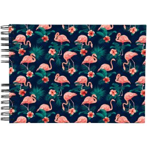 Exacompta 16703E Spiralfotoalbum FLAMINGO 23x16 cm 50...
