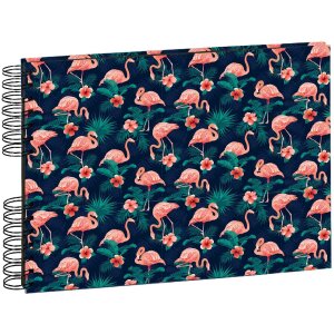 Exacompta 16703E Spiralfotoalbum FLAMINGO 23x16 cm 50...
