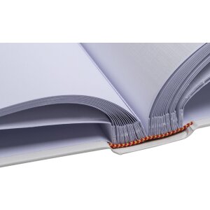 Exacompta 16732E Fotoalbum 60 weiße Seiten Ringflower Design Weiß