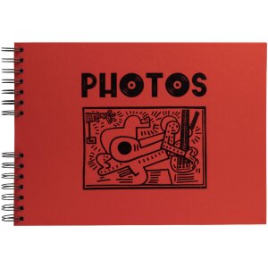 Exacompta 16783E Fotoalbum mit Spiralbindung 50 schwarze...