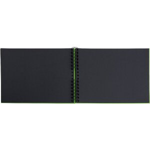 Exacompta 16784E Fotoalbum mit Spiralbindung 50 schwarze Seiten Musicart Grün