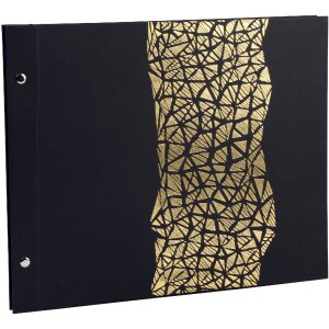 Exacompta 16985E Fotoalbum ARAMY 37x29 cm 40 Seiten Schwarz