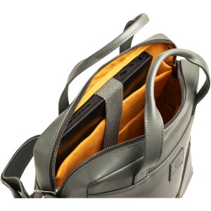 Exacompta 17236E Рюкзак для ноутбука Lady Exactive кожаный 33x35x16 см серый 14 дюймов