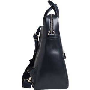 Exacompta 17237E Laptoprucksack Lady Exactive Leder 33x35x16 cm Marineblau