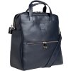 Exacompta 17237E Laptoprucksack Lady Exactive Leder 33x35x16 cm Marineblau