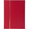 Exacompta 26143E Альбом для штампов полукожаный 32 страницы 22,5x30,5 см красный