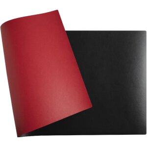 Exacompta 29141E Schreibunterlage 40x80 cm PU zweifarbig Schwarz Rot