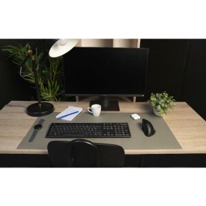 Exacompta 29163E Schreibunterlage 43x90 cm flexibel PU zweifarbig Nude Grau