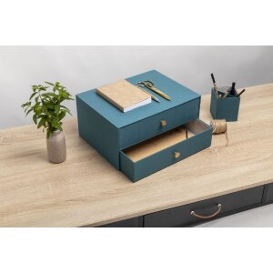 Exacompta Box 2 Schubladen OfficeByMe Blau