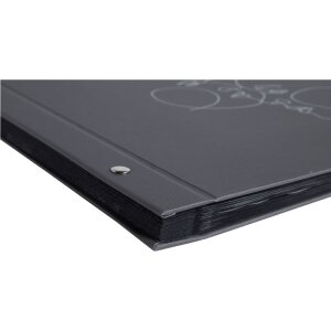 Exacompta 60248E Schraubenalbum 40 Seiten schwarz 37x29cm Art schwarz