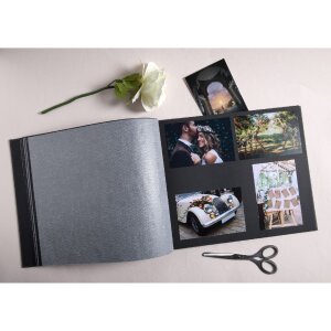 Exacompta 60248E Schraubenalbum 40 Seiten schwarz 37x29cm Art schwarz