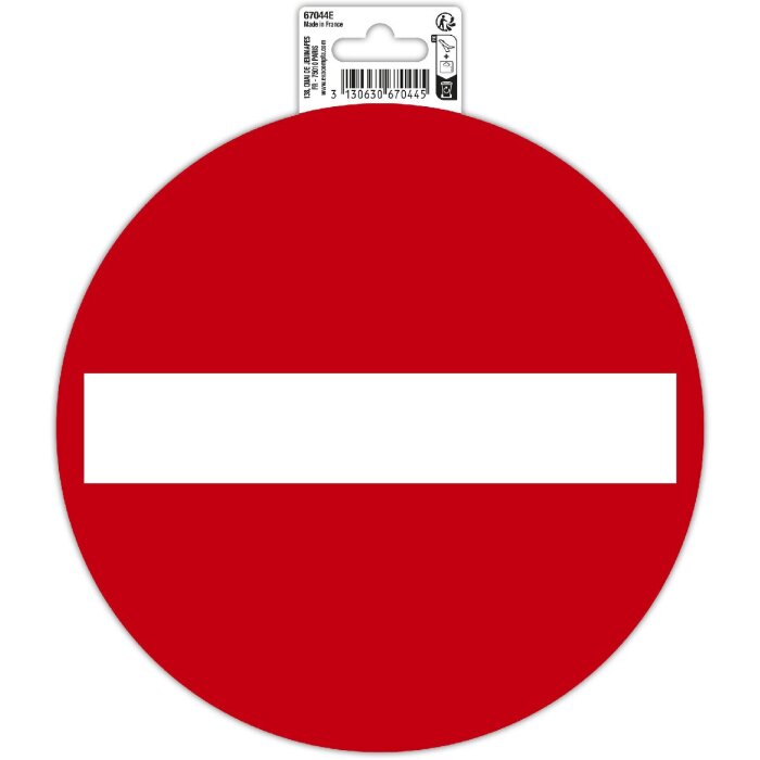 Знак Exacompta Запретное направление 20 см