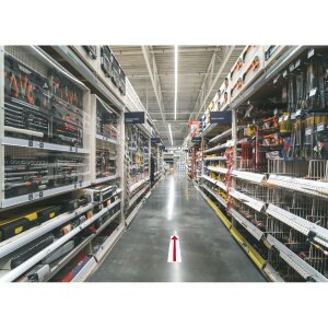 Exacompta 67116E Bodenmarkierung selbstklebend und rutschfest PVC Pfeil