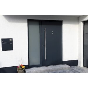 Exacompta 67188E Hinweisschild selbstklebend Aluminiumoptik Ziffer 8 2,5x4,4 cm