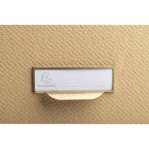 Exacompta 79602E Set mit 3 Aufbewahrungsboxen Office by me Beige