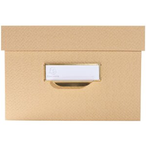 Exacompta 79602E Set mit 3 Aufbewahrungsboxen Office by me Beige