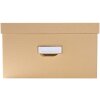 Exacompta 79602E Set mit 3 Aufbewahrungsboxen Office by me Beige