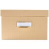 Exacompta 79602E Set mit 3 Aufbewahrungsboxen Office by me Beige
