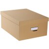 Exacompta 79602E Set mit 3 Aufbewahrungsboxen Office by me Beige