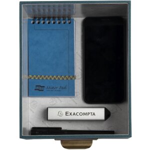 Exacompta 79603E Набор из 3 коробок Office by Me сине-зеленый