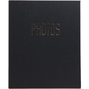 Exacompta 17601E Fotoalbum Ringmechanik 60 schwarze Seiten