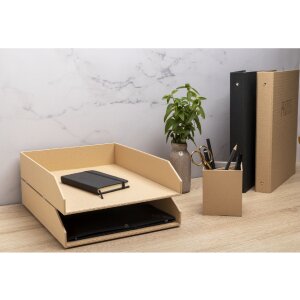 Exacompta 17601E Fotoalbum Ringmechanik 60 schwarze Seiten