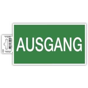 Exacompta 67006B Hinweisschild selbstklebend Ausgang 20...