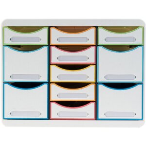 Exacompta Schubladenbox STORE BOX MULTI 11 offene...