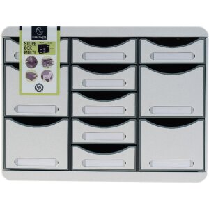 Exacompta Schubladenbox STORE BOX MULTI 11 offene...