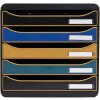 Exacompta Big Box Schubladenbox mit 5 Schubladen Neo Deco Farben sortiert