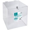 Exacompta 89158D Urne Acryl abschließbar 25 x 25 cm transparent mit Deckel