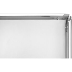 Exacompta 8294358D Wandplakatrahmen Aluminium A2 Exacryl Silber