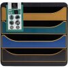Exacompta Big Box Schubladenbox mit 4 Schubladen Neo Deco Farben sortiert