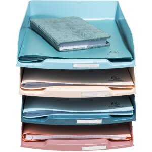 Exacompta 111606SETD Set mit 4 Briefablagen Skandi Farben...